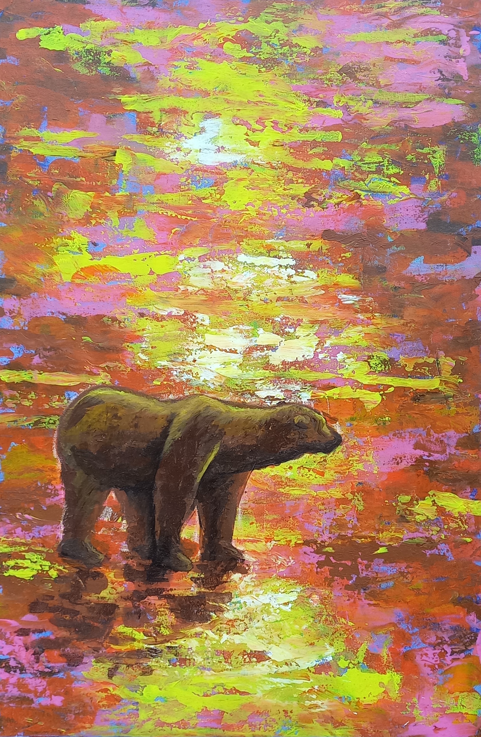 Ein einsamer Eisbär